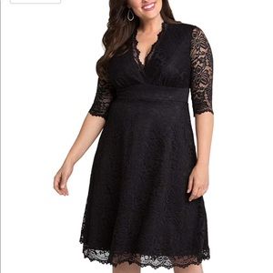 Black Semi Formal Plus Size Sexy Dress